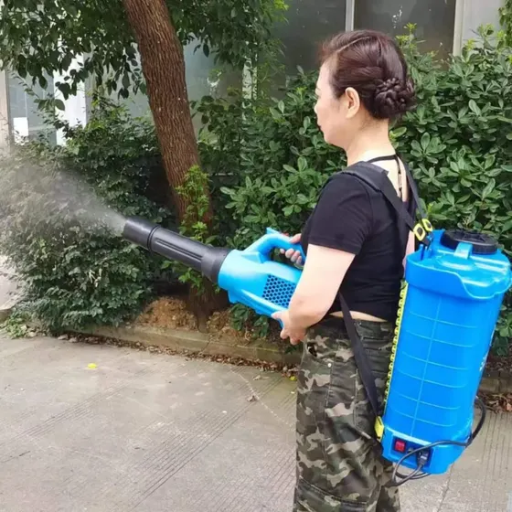 Electric mist blower sprayer