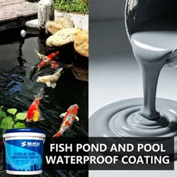 Pond and pool waterproof coating