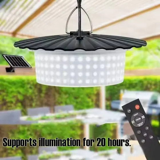 Hanging solar lamp