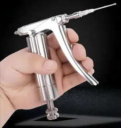 Stainless vaccination gun