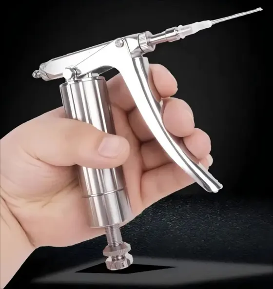Stainless vaccination gun