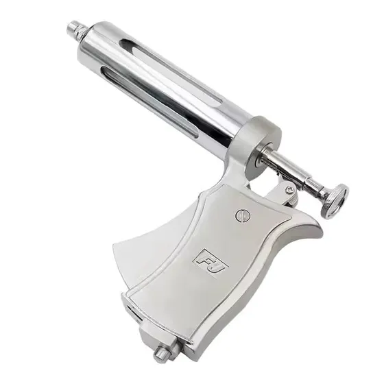 Stainless vaccination gun