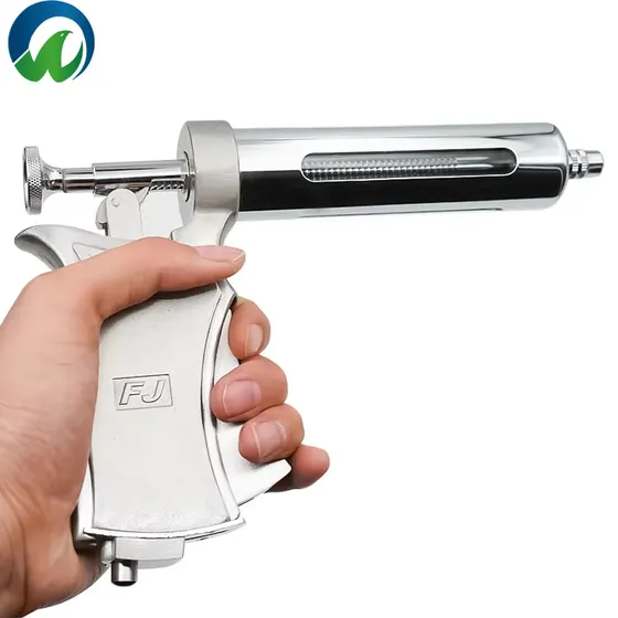 Stainless vaccination gun