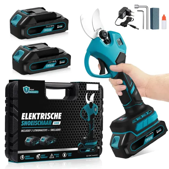Cordless electric pruner