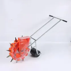 Single-row push seeder