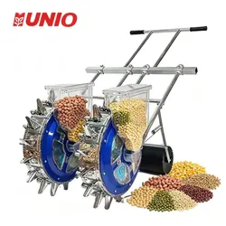 Two-row push seeder